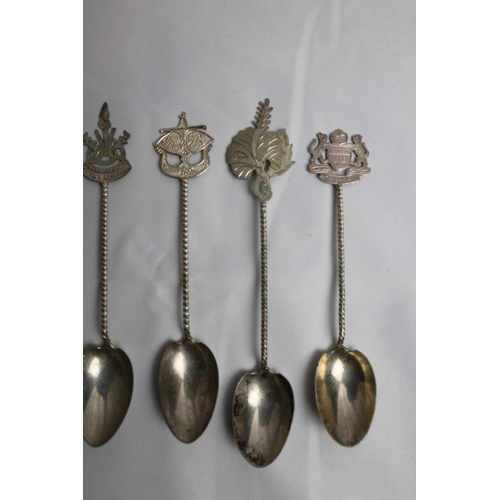 95 - Vintage Arabic Silver Spoons ( set of Six )