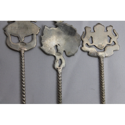 95 - Vintage Arabic Silver Spoons ( set of Six )