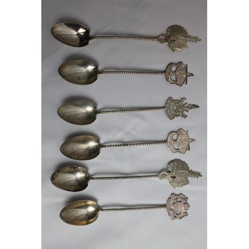 95 - Vintage Arabic Silver Spoons ( set of Six )