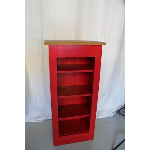 38 - High Quality Pine Shelf Unit ( small ) , Solid , Perfect Condition,106.5 cm tall, 51 x 28.5 cm