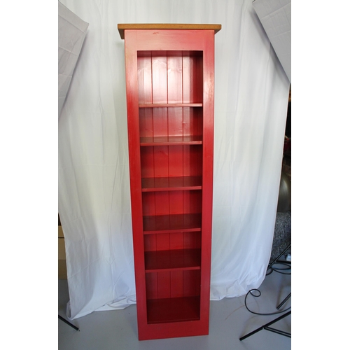 39 - High Quality Pine Shelf Unit, ( large ) , 183 cm tall, 29 x 51 cm