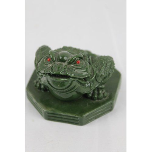 12 - Money Frog
Great Three-Legged Chinese Feng Shui Lucky Frog 7.5 x 55cm