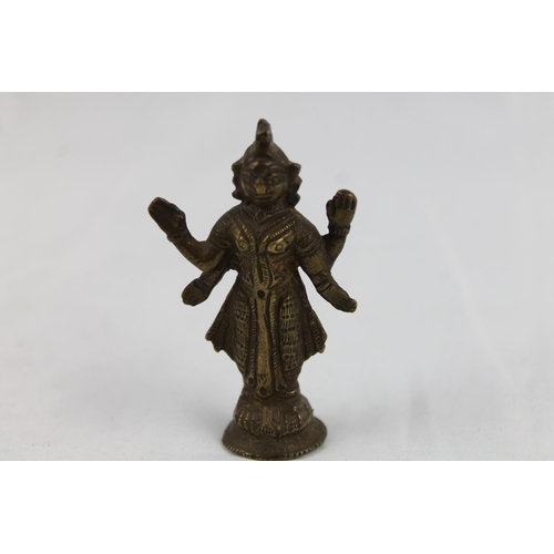 14 - Antique Bronze Asian Shiva Statue 7.2cm height