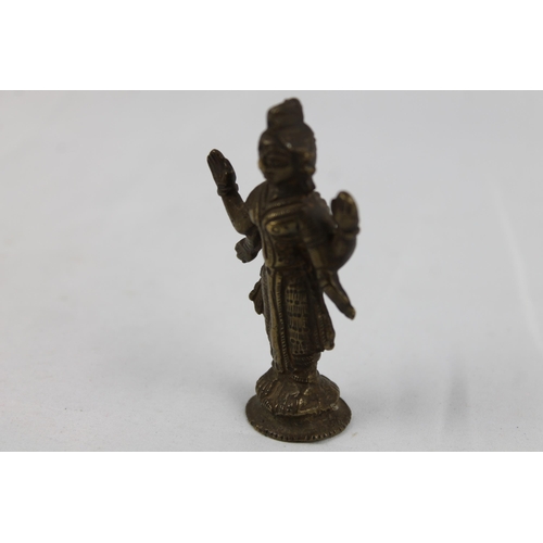 14 - Antique Bronze Asian Shiva Statue 7.2cm height