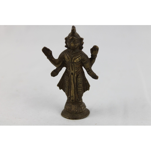 14 - Antique Bronze Asian Shiva Statue 7.2cm height