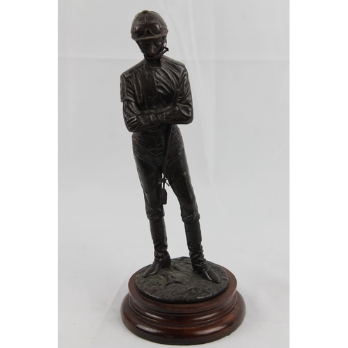 17 - Horse Jockey
Vintage Horse Jockey Bronze Statue 23cm height with Certificate of Authenticity No. 21 ... 