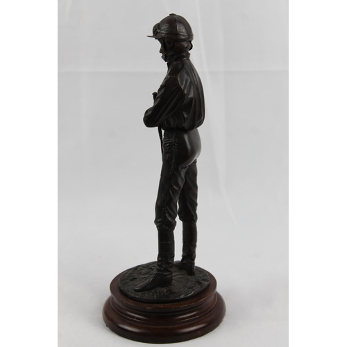 17 - Horse Jockey
Vintage Horse Jockey Bronze Statue 23cm height with Certificate of Authenticity No. 21 ... 