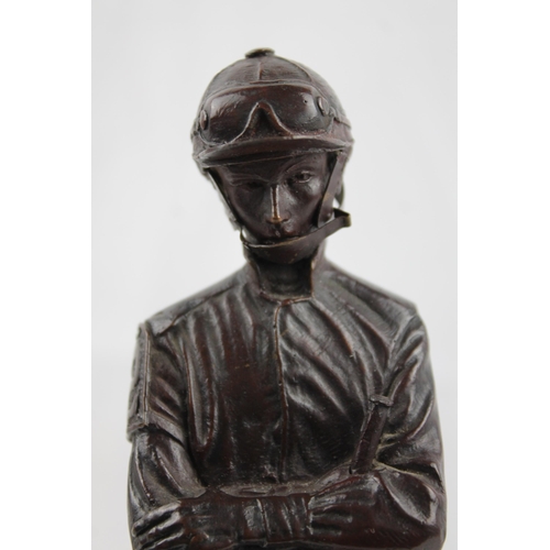 17 - Horse Jockey
Vintage Horse Jockey Bronze Statue 23cm height with Certificate of Authenticity No. 21 ... 