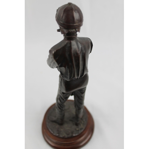 17 - Horse Jockey
Vintage Horse Jockey Bronze Statue 23cm height with Certificate of Authenticity No. 21 ... 