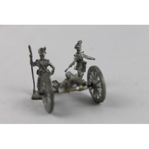 28 - Lead Toy Soldiers with Cannon