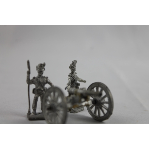 28 - Lead Toy Soldiers with Cannon