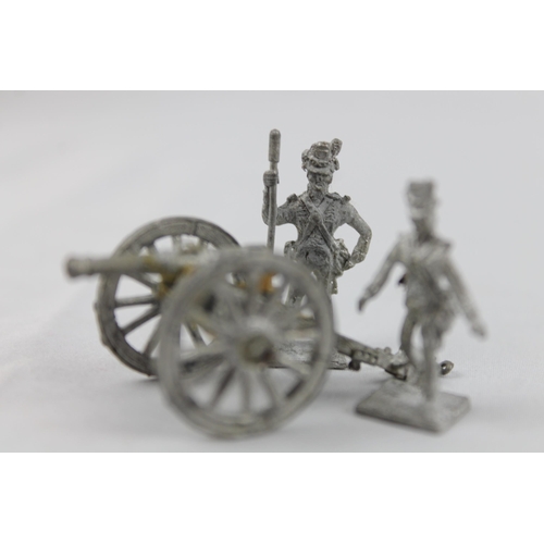 29 - Lead Toy Soldiers with Cannon