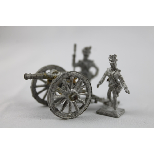 29 - Lead Toy Soldiers with Cannon