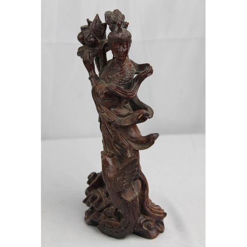 3 - Chinese Lady
Vintage Chinese Wood Carved Lady Figurine 23cm height