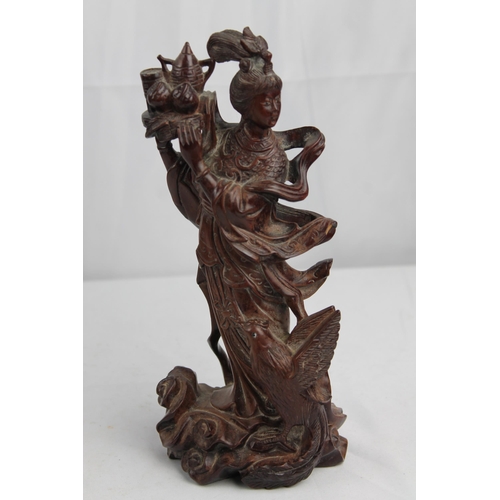 3 - Chinese Lady
Vintage Chinese Wood Carved Lady Figurine 23cm height