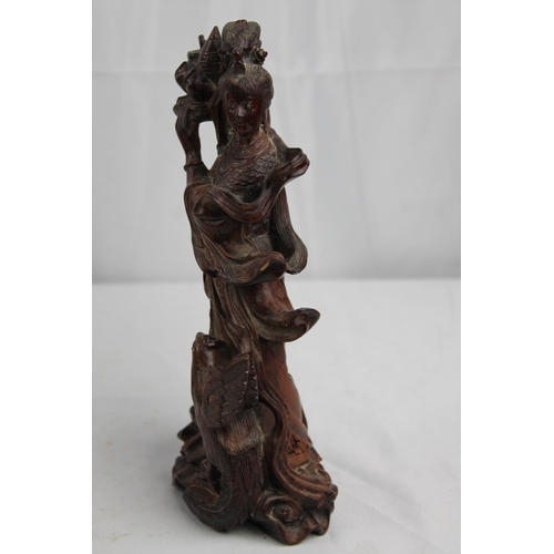 3 - Chinese Lady
Vintage Chinese Wood Carved Lady Figurine 23cm height