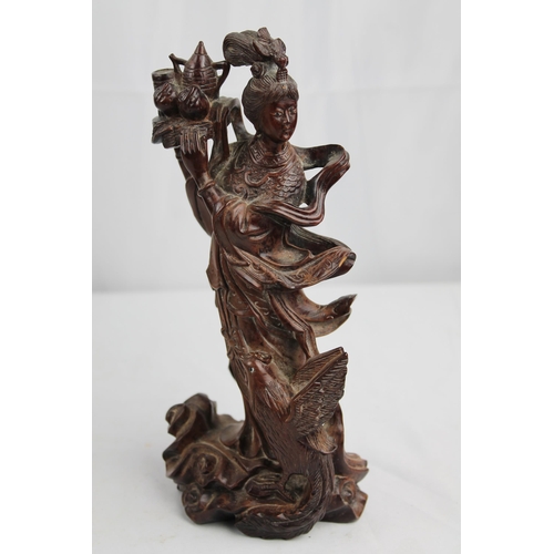 3 - Chinese Lady
Vintage Chinese Wood Carved Lady Figurine 23cm height