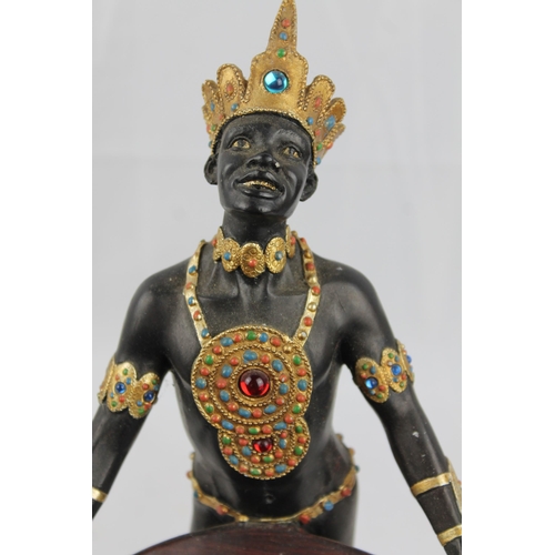 41 - Statue of the Male Orisha Shango, Santeria, Yoruba, Lucumi, Religion, Heviesso 30.5cm height