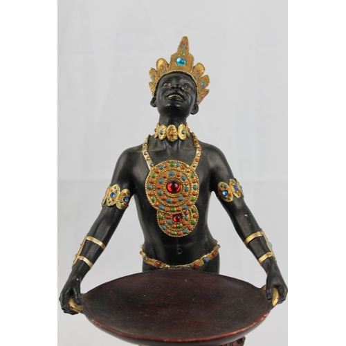 41 - Statue of the Male Orisha Shango, Santeria, Yoruba, Lucumi, Religion, Heviesso 30.5cm height