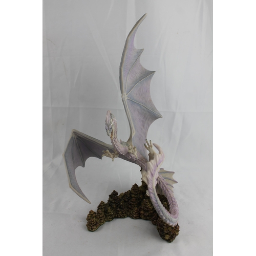 82 - Snowhawk Dragon 35.5cm height