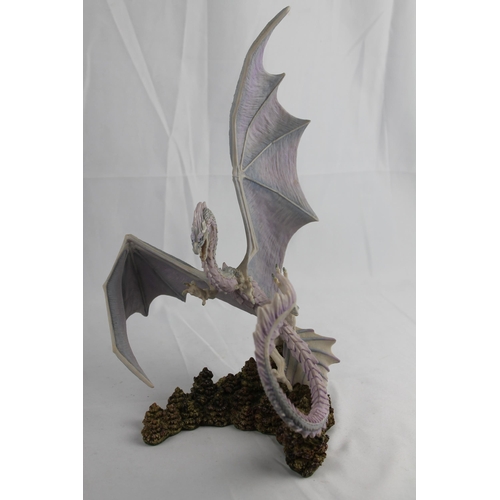 82 - Snowhawk Dragon 35.5cm height