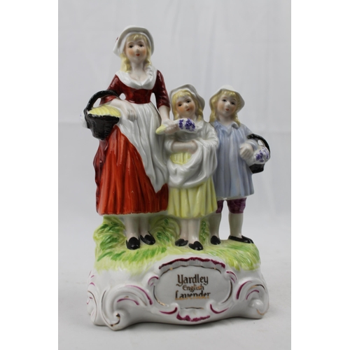 83 - Yardley English Lavender Porcelain Figurine Figure Collectable Advertising 20cm height