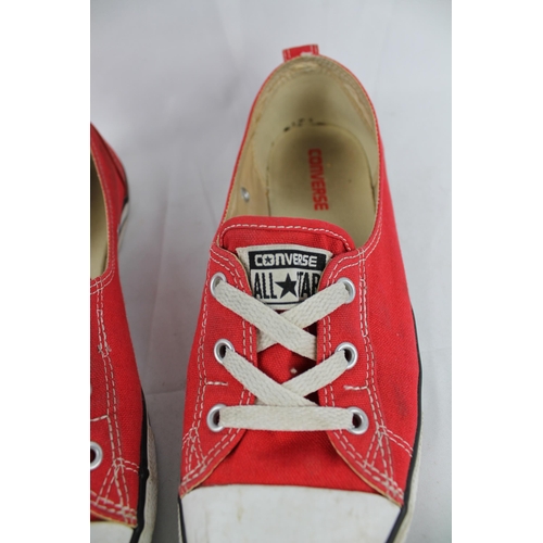 89 - Converse All Star Ladies Red UK Size 7.5