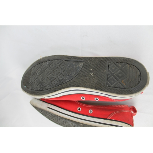 89 - Converse All Star Ladies Red UK Size 7.5