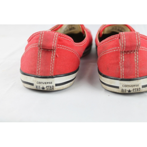 89 - Converse All Star Ladies Red UK Size 7.5