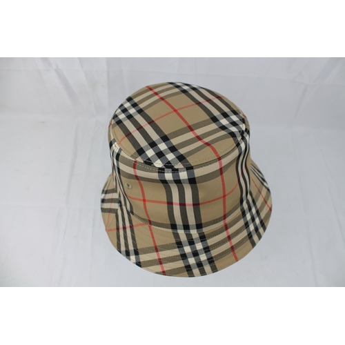 97 - Original Genuine Burberry Hat in Mint Condition, Never Used, High Quality Material