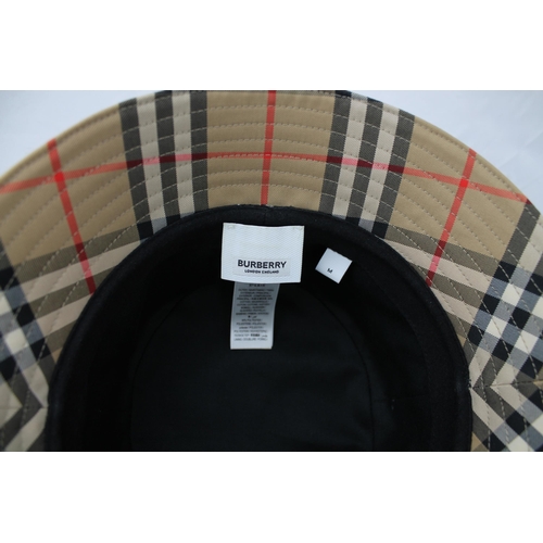 97 - Original Genuine Burberry Hat in Mint Condition, Never Used, High Quality Material