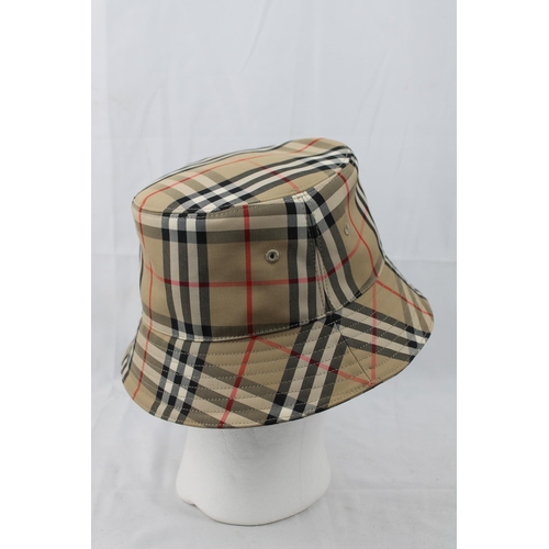 97 - Original Genuine Burberry Hat in Mint Condition, Never Used, High Quality Material