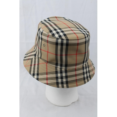 97 - Original Genuine Burberry Hat in Mint Condition, Never Used, High Quality Material