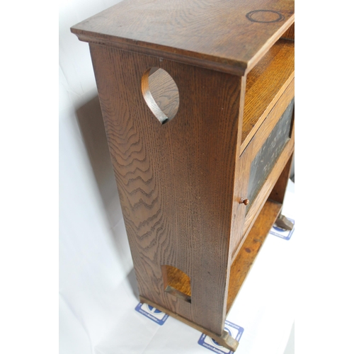 109 - Antique Cupboard With Moto, 30.5'' Inches Tall, Top desk 19.5'' Inches x 10.5'' Inches