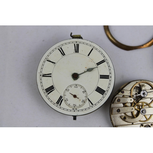 141 - Three Antique Pocket Watch Mechanism