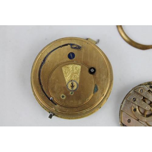 141 - Three Antique Pocket Watch Mechanism