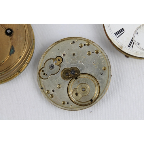 141 - Three Antique Pocket Watch Mechanism