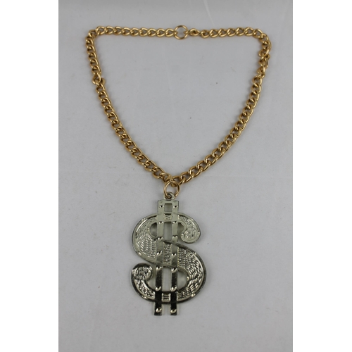 156 - Dollar Sign Necklace