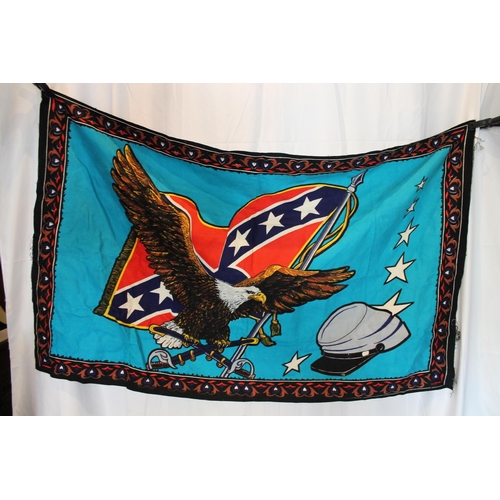 217 - Reunion, American eagle flag