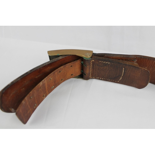 225 - Vintage Military Belt, Wermacht, Warsaw