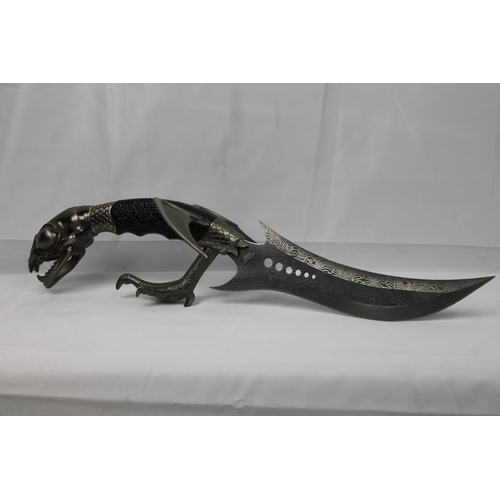 226 - Large Dragon Knife, quality blade and handles,