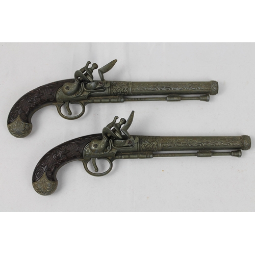 231 - Antique Flintlock boxlock pocket pistols made in Spain