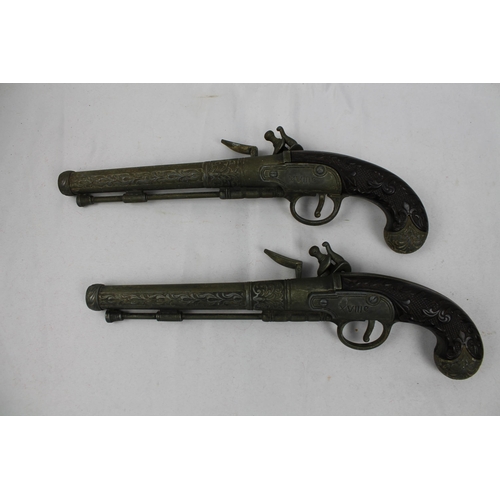 231 - Antique Flintlock boxlock pocket pistols made in Spain