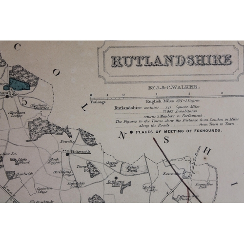 252 - Vintage Map of Cottesmore