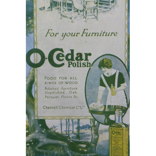 253 - Vintage Advertising of O-Cedar Polish For Your Furniture