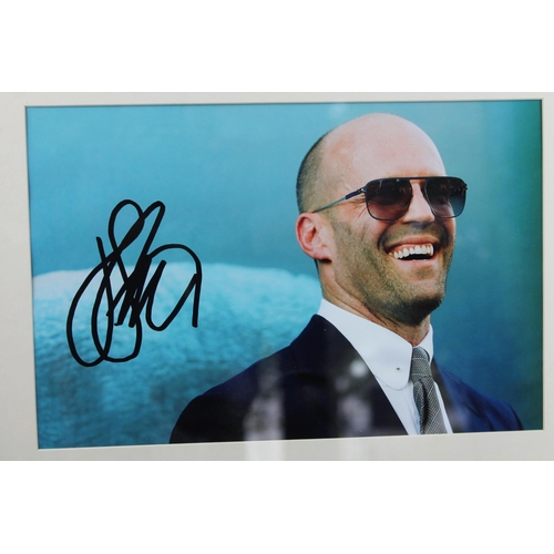 258 - Jason Statham, Autograph with Certificate, Framed in mint condition