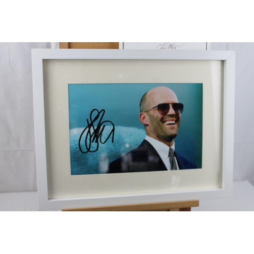 258 - Jason Statham, Autograph with Certificate, Framed in mint condition