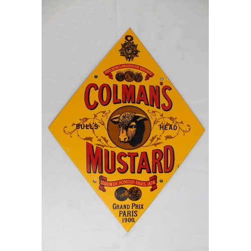 260 - Enamel Sign, Colmans Mustard