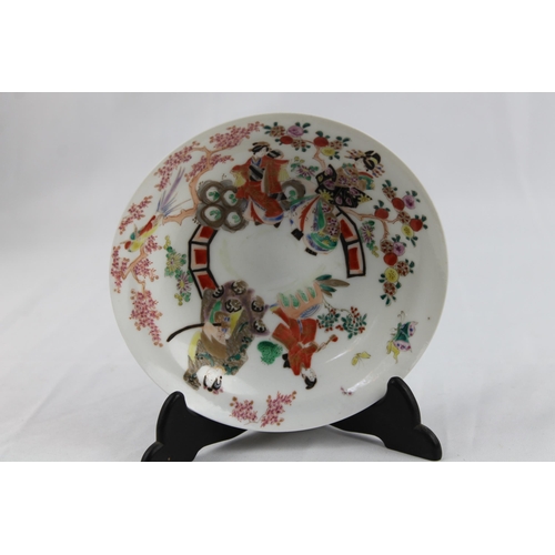 283 - Vintage Japanese Saucer 12.1cm in diameter , Very Fragile Tiny Bone China