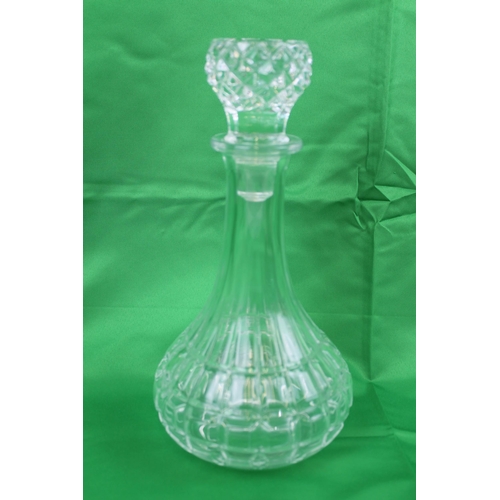 291 - Large Crystal Decanter, mint condition